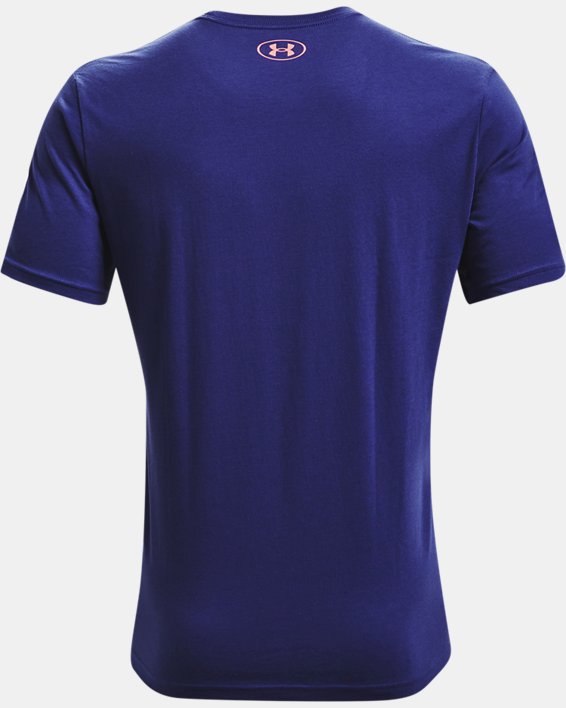 Men's UA Performance Apparel Short Sleeve, Blue, pdpMainDesktop image number 5